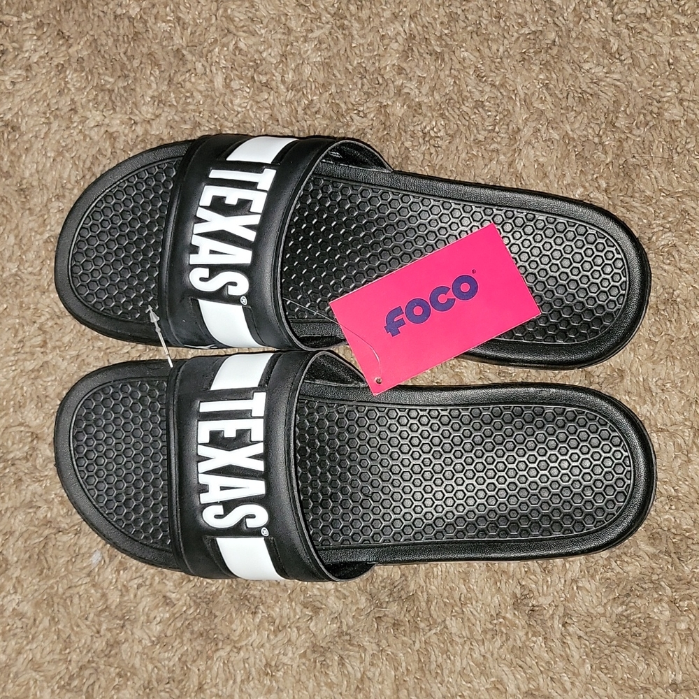 Men's Texas Longhorns Raised Slide Sandals